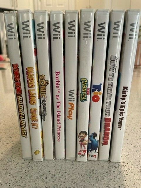 NINTENDO Wii video games Various Titles Complete with manuals. Fast shipping!
