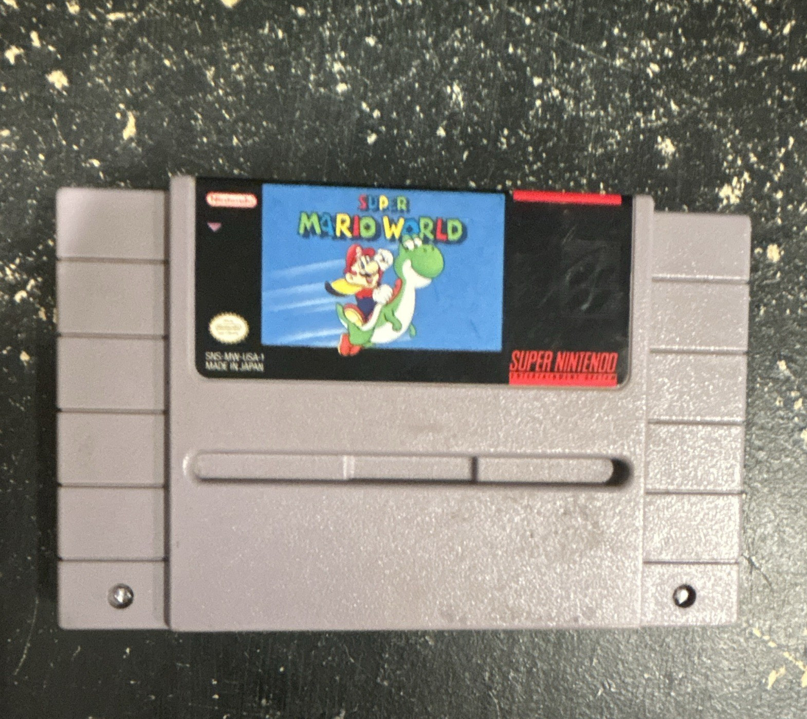 Nintendo Super Mario World Super Nintendo SNES Game Cartridge
