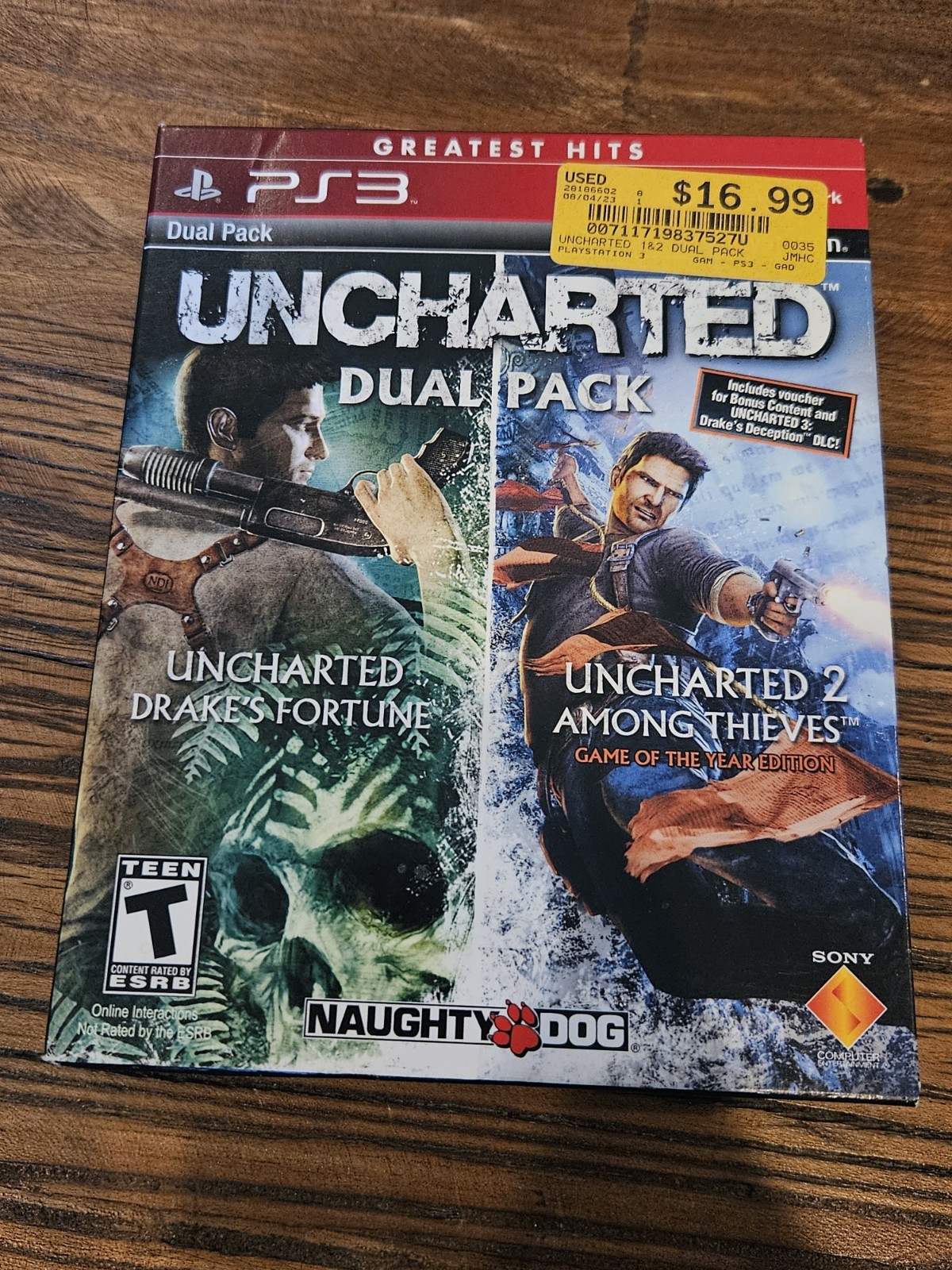 Uncharted Dual Pack [Drake’s Fortune / 2: Among Thieves] (Playstation 3)