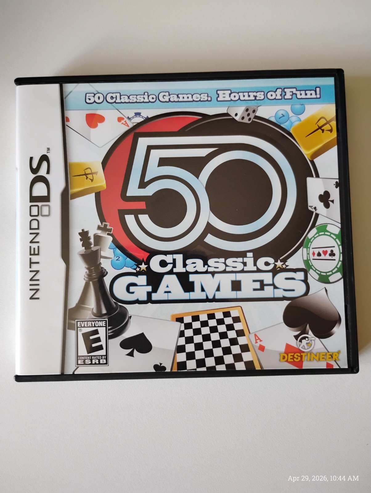 Nintendo DS 50 Classic Games Compilation (Destineer) Game w/ Manual