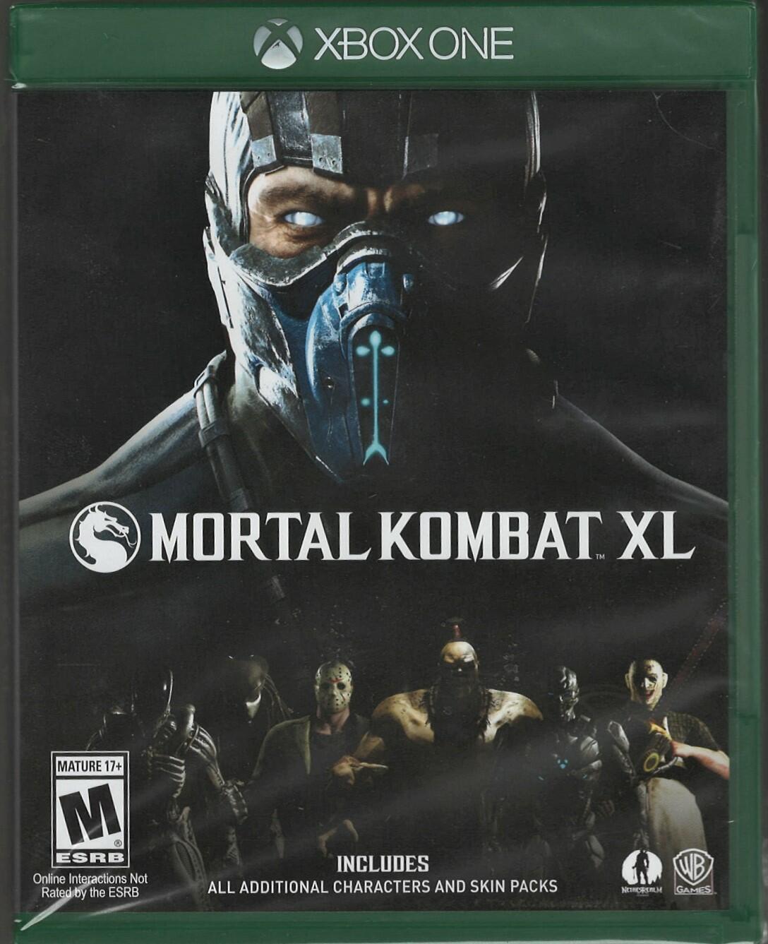 Mortal Kombat XL (XL Edition) Xbox One (Brand New Factory Sealed US Version) Xbo