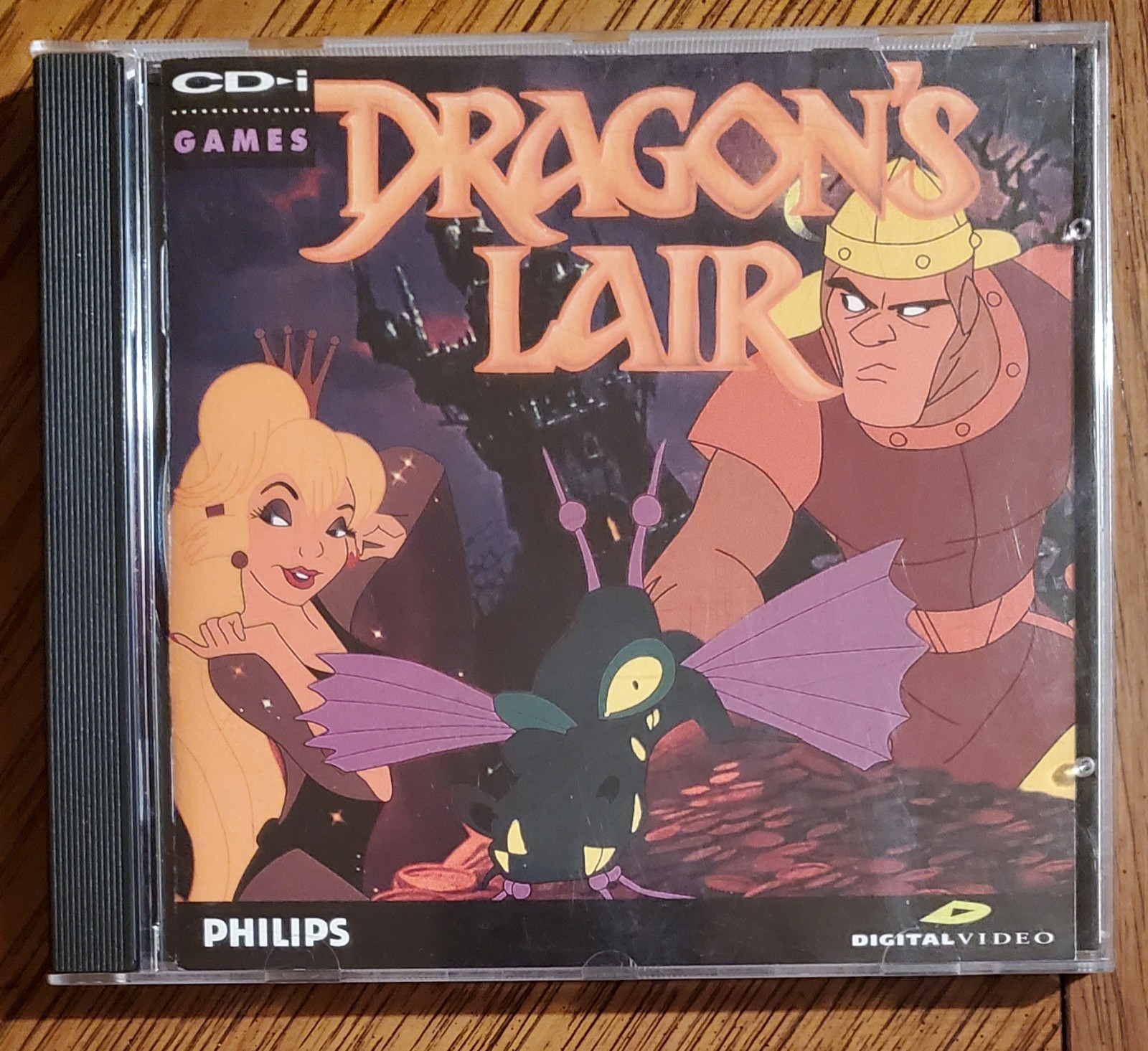 Dragon’s Lair Philips CD-i game in jewel case w manual, Free Shipping + Returns