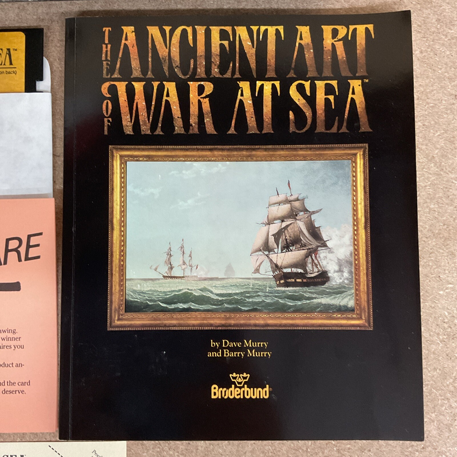 The Ancient Art of War at Sea Big Box PC 1988 Brøderbund IBM Tandy MS-DOS 5.25