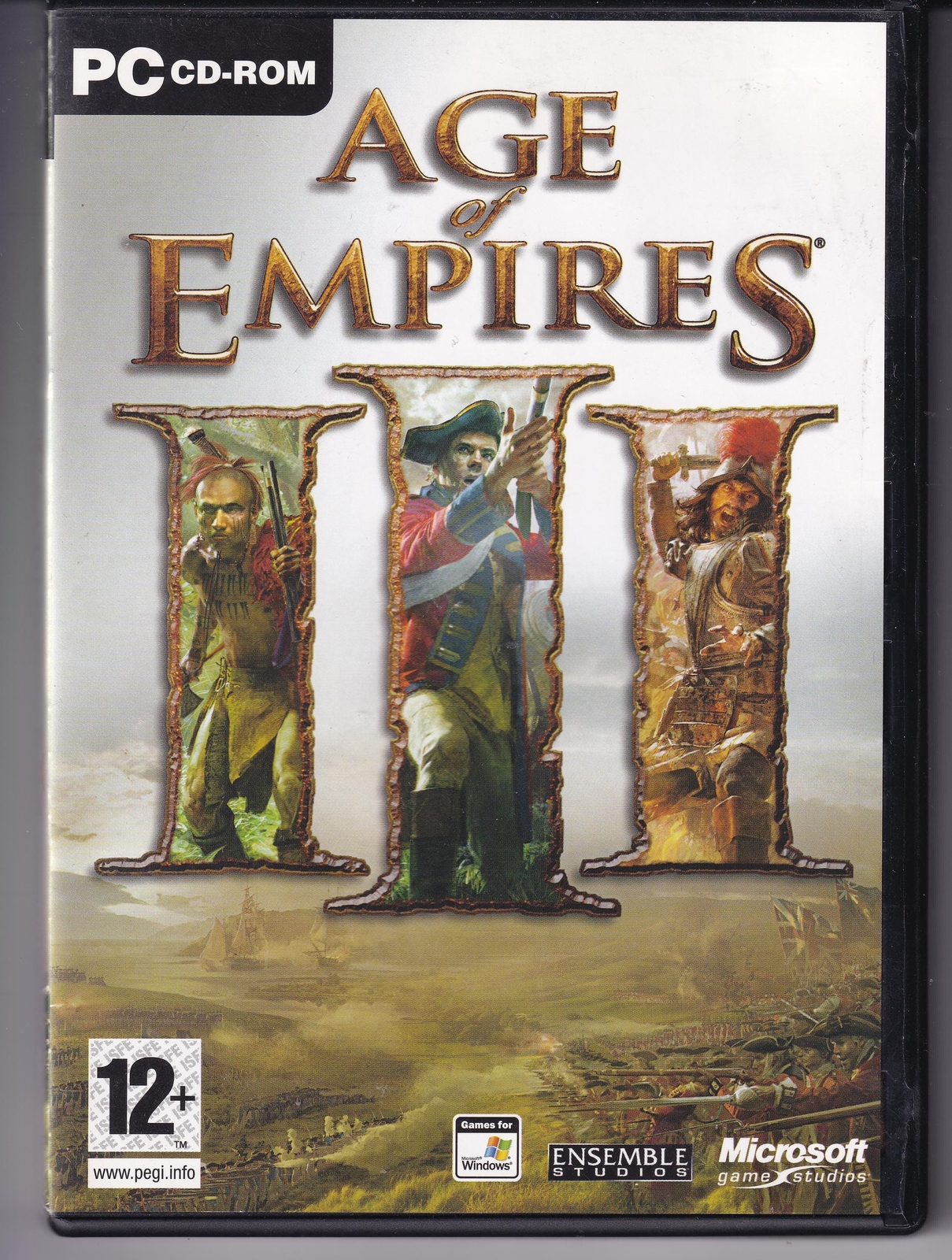 Age of Empires III PC Game 2005 Complete CIB | 3 Discs Manual Serial Key Tested
