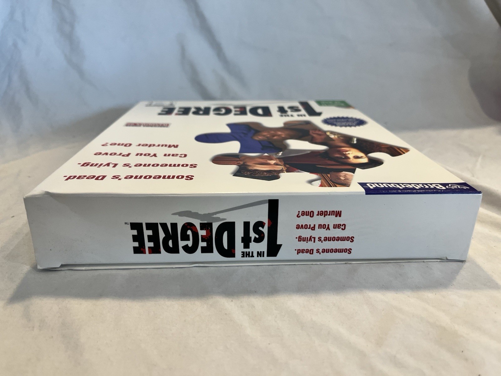 In The 1st Degree Brøderbund Vintage Video Game 1995 CD ROM Big Box