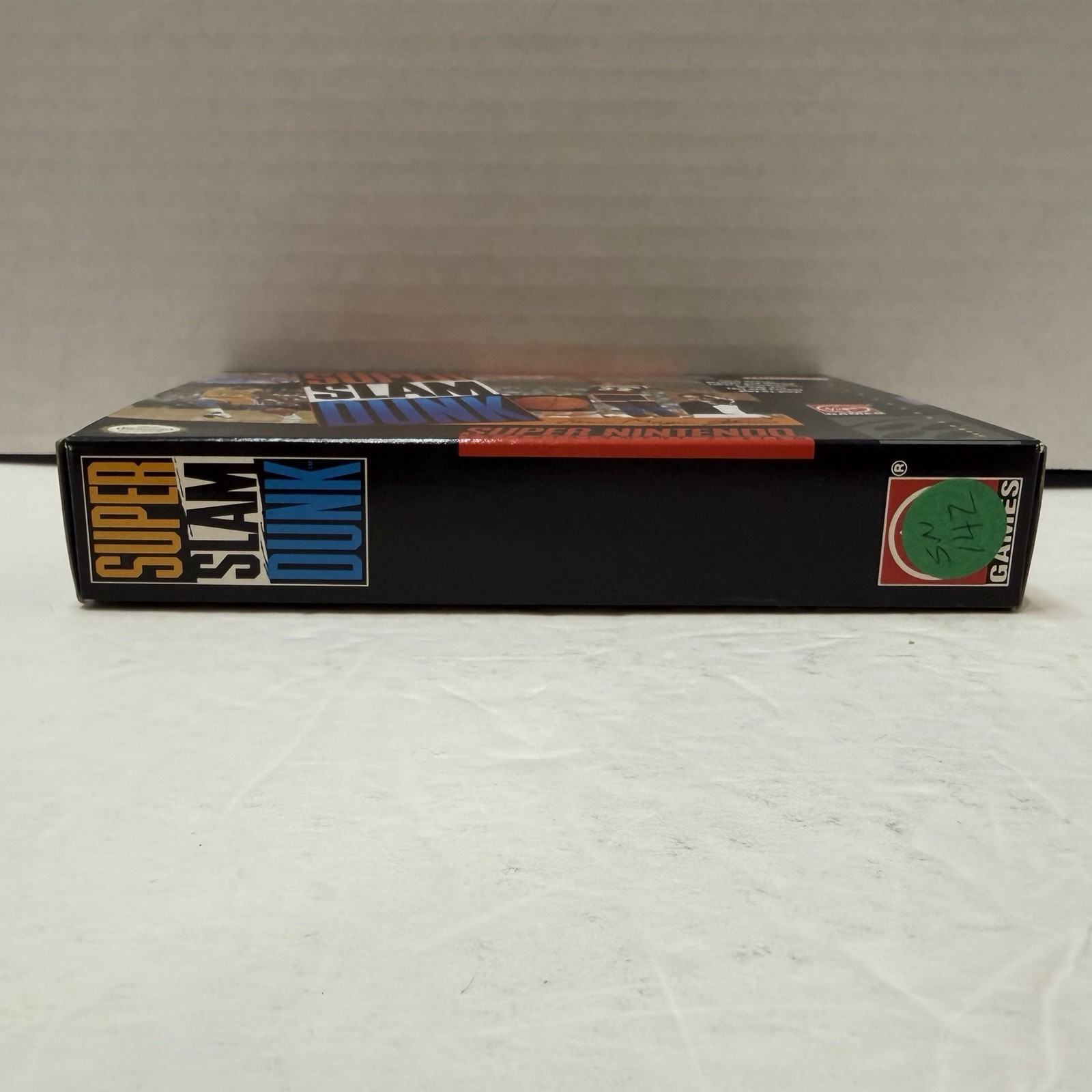 Super Slam Dunk (Super Nintendo Entertainment System, 1993) Game And Box Tested!