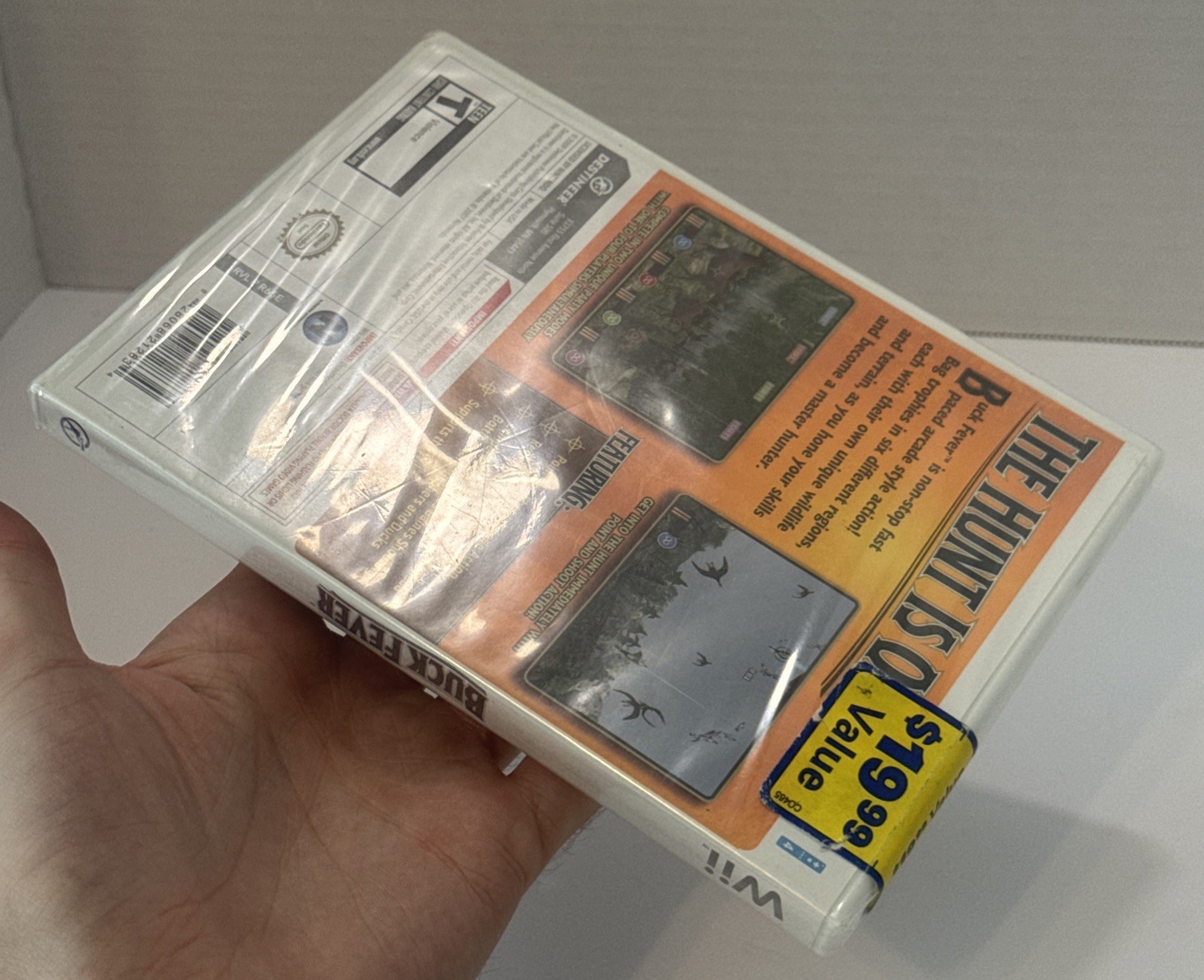 SEALED Buck Fever (Nintendo Wii, 2009) Hunting Game Destineer Arcade Style NEW
