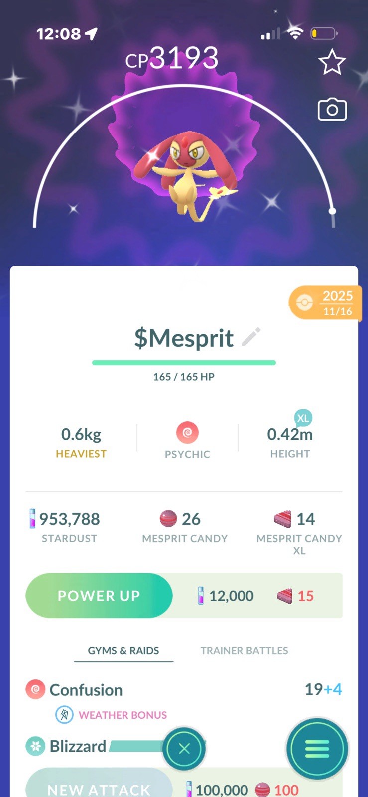 ✨Mesprit shiny TRADE✨ link trade Pokémon GO Action & Adventure Android iOS