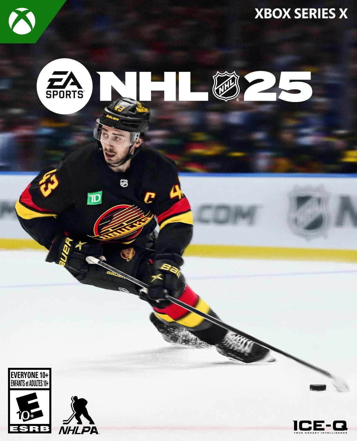 NHL 25 (XBOX Series X) Vancouver Canucks Quinn Hughes [Alternate Cover Variant]