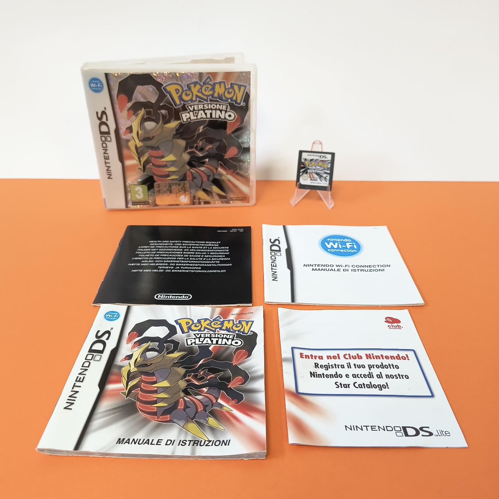 POKEMON PLATINUM VERSION GAME FOR NINTENDO DS 2DS 3DS PAL ITA COMPLETE