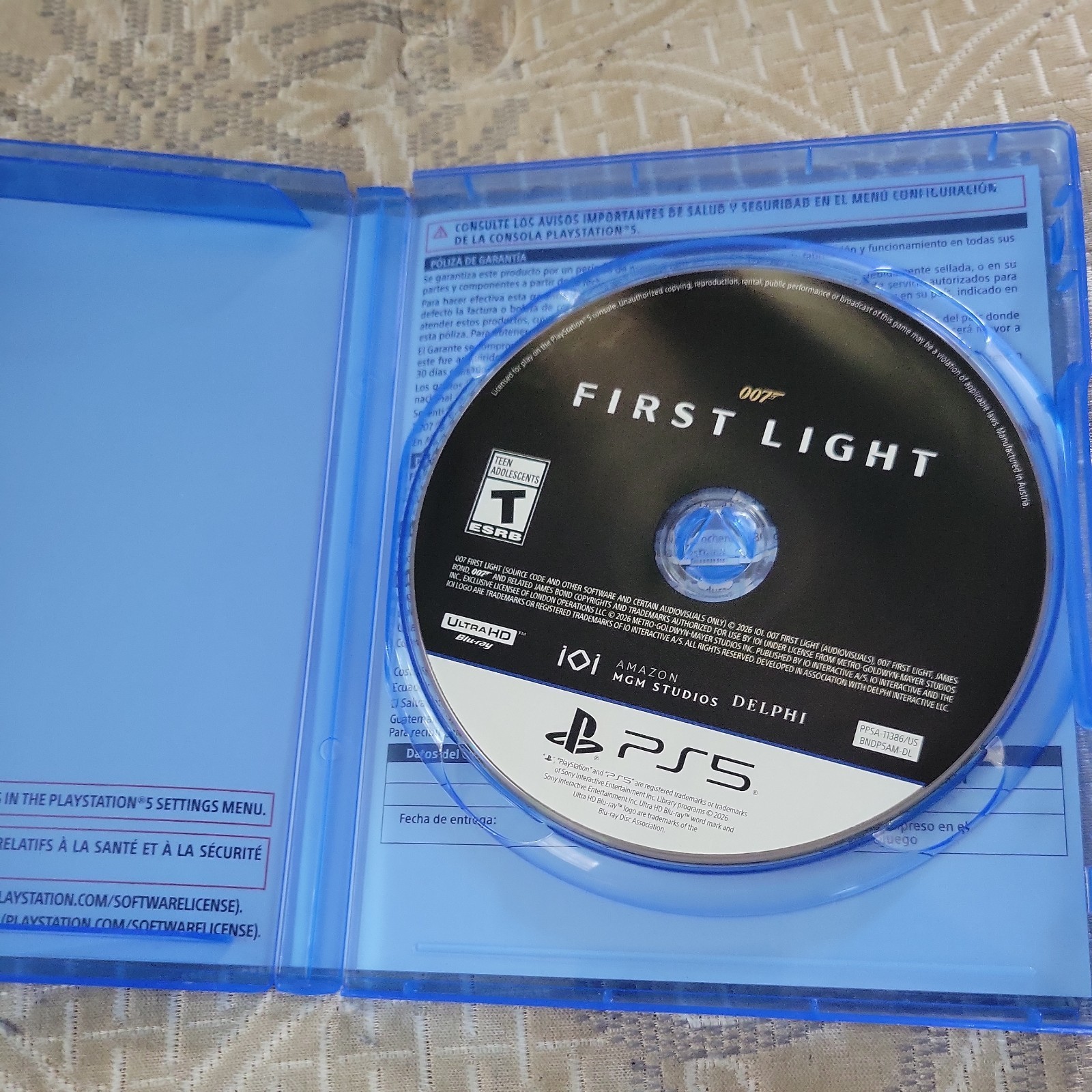 007 First Light James Bond (PS5 / Playstation 5) 2026