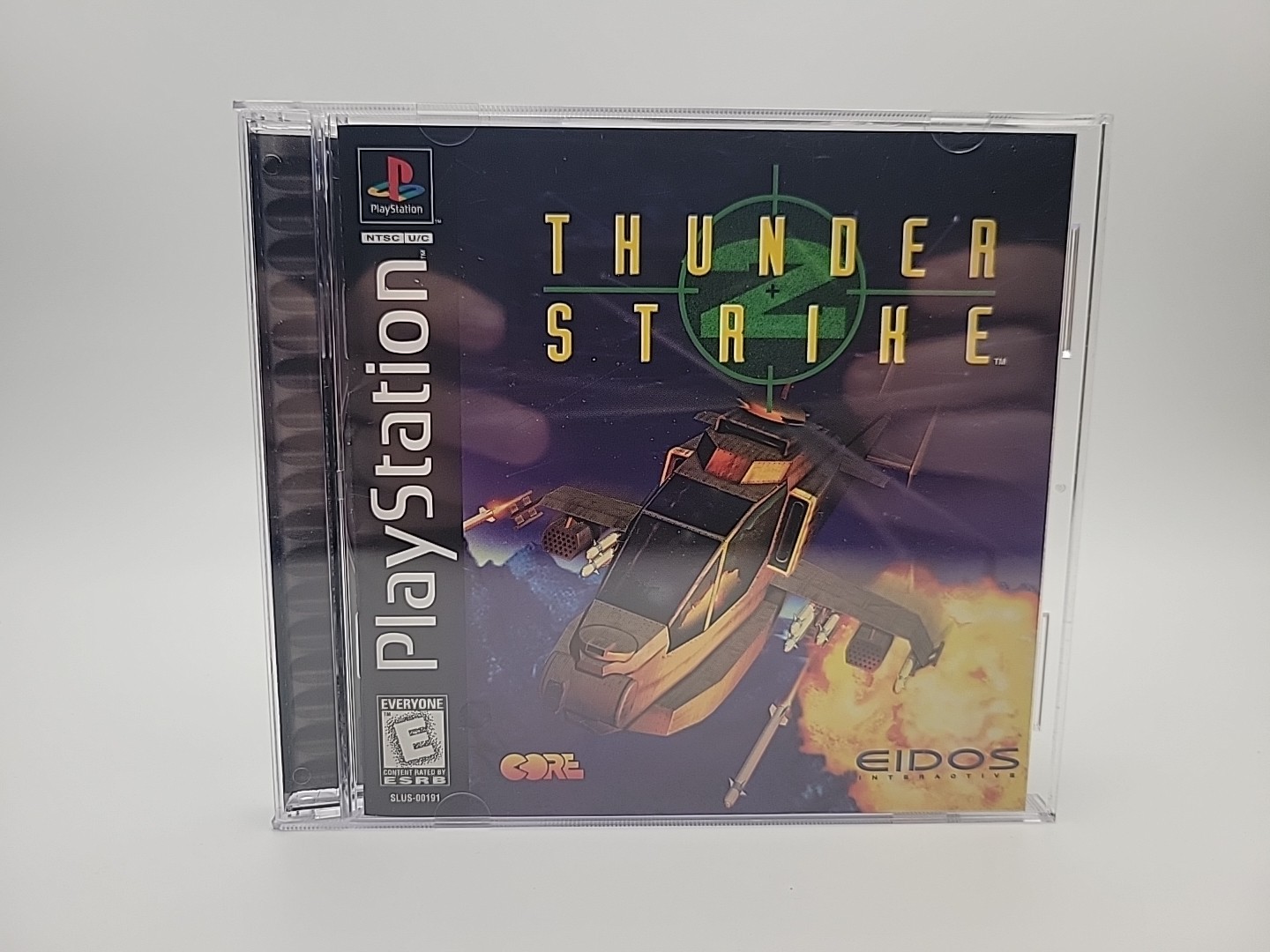 Thunderstrike 2 (Sony PlayStation 1, 1995) CIB Mint Very Clean Disc