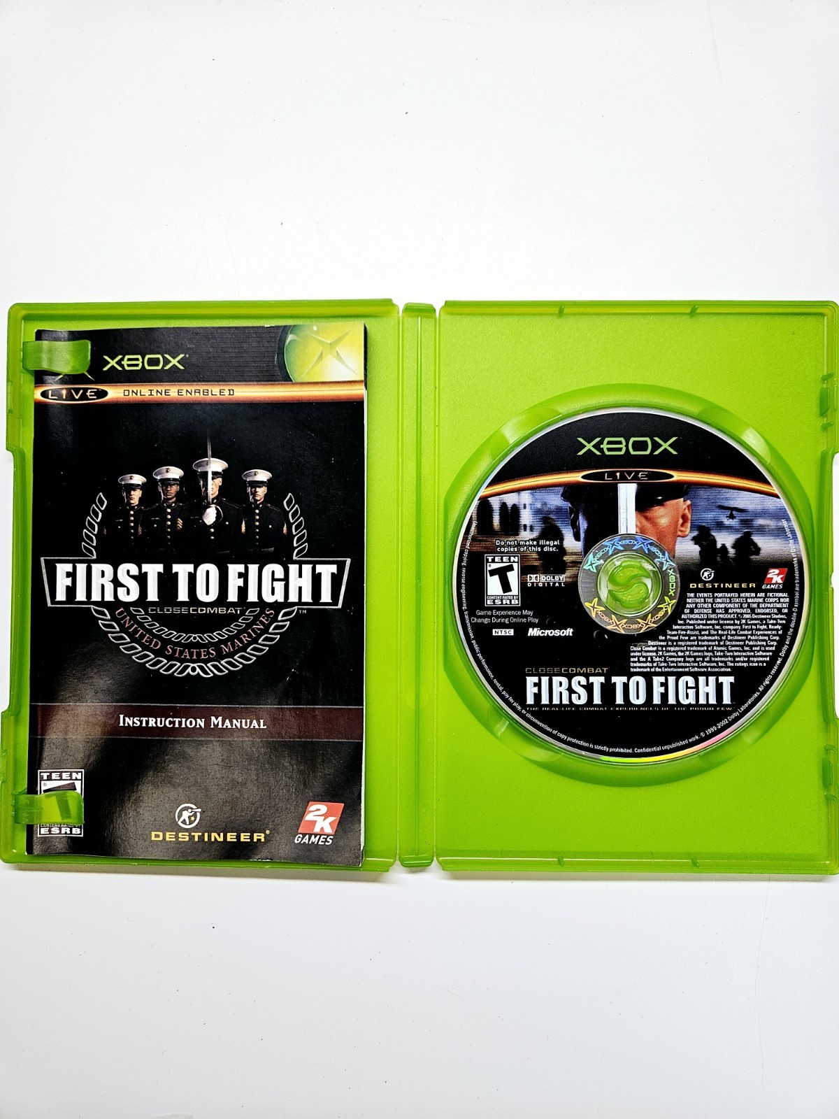 Close Combat: First to Fight (Microsoft Xbox, 2005)