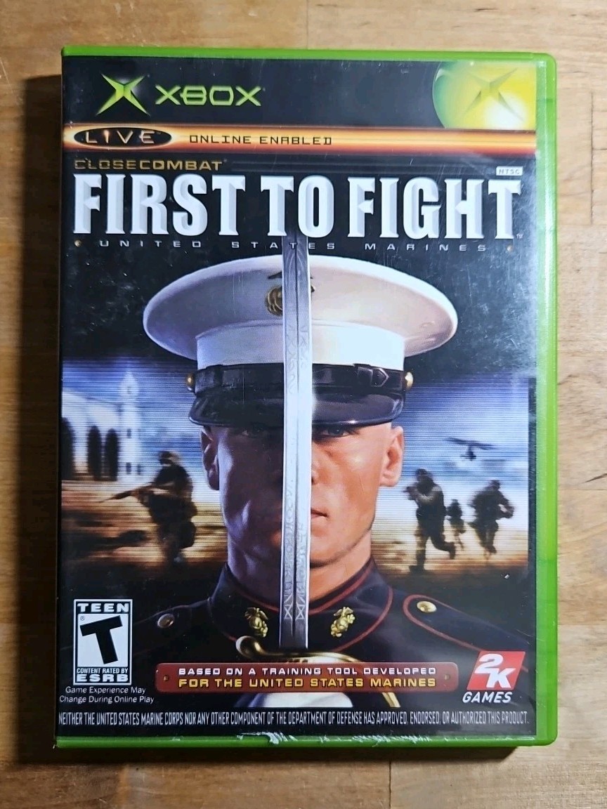 Close Combat: First to Fight (Original OG Microsoft Xbox, 2005) CIB Tested