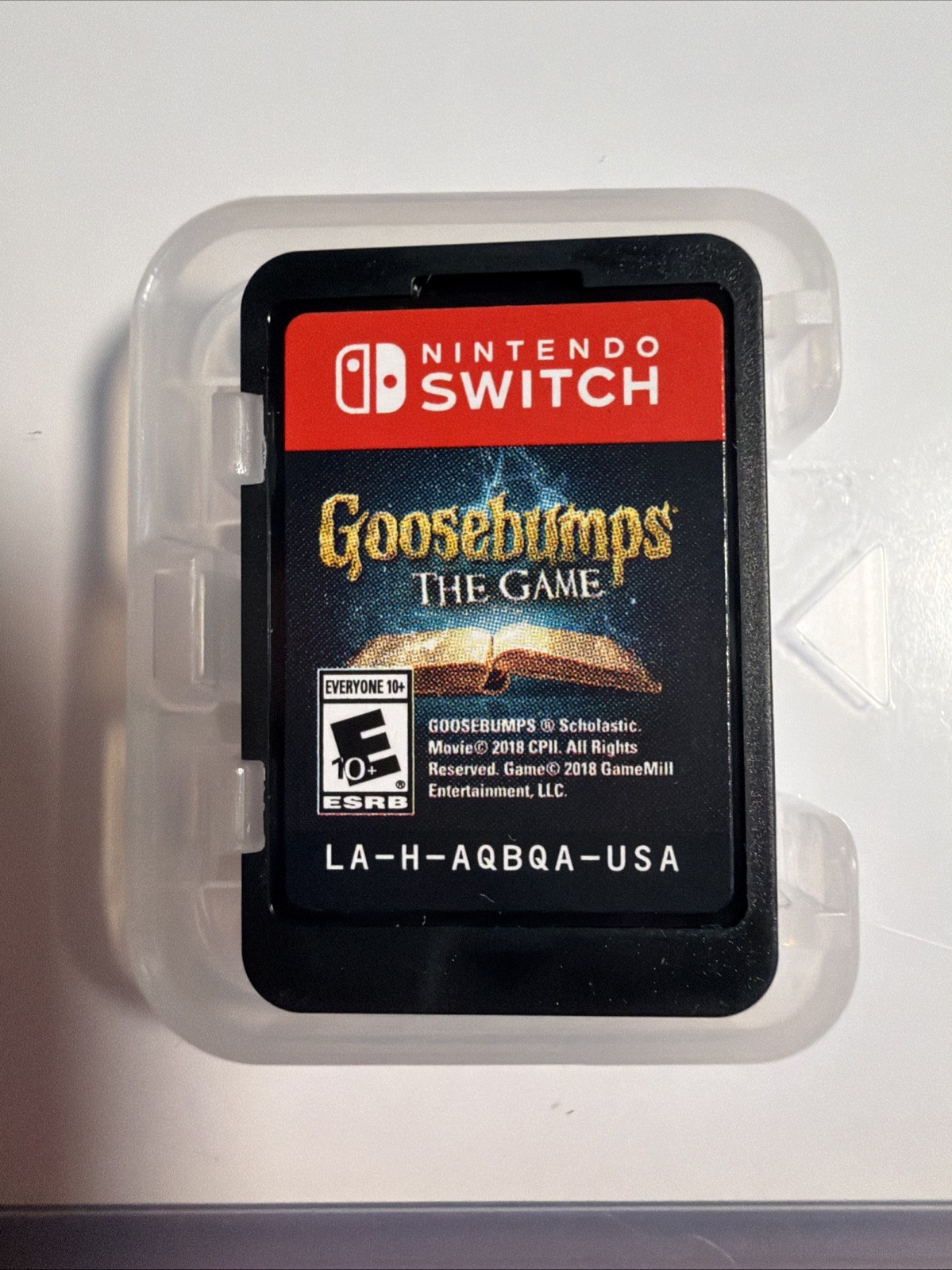 Goosebumps The Game Nintendo Switch 2018 Edition Tested Works. Fast Shipping.