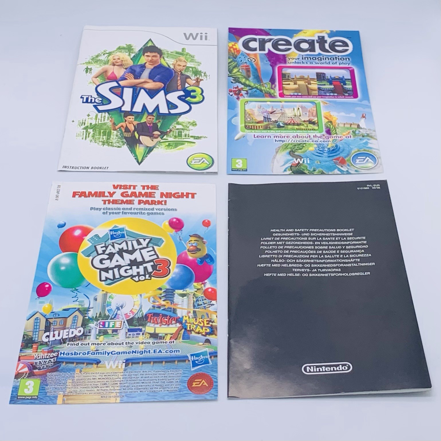 The Sims 3 PEGI 12 PAL Nintendo Wii 2010 – Complete w/ Manual & 3 Inserts Tested