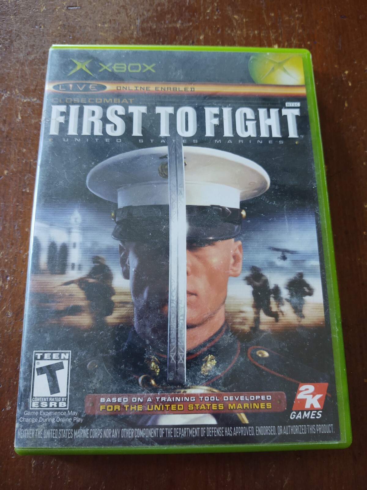 Close Combat: First to Fight (Microsoft Xbox, 2005) Complete Video Game Marines