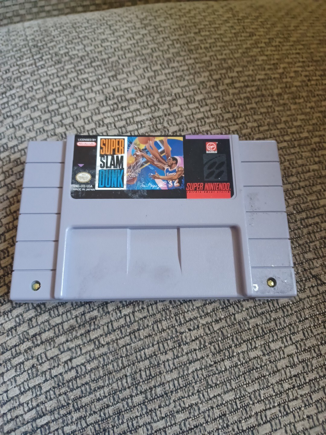 Super Slam Dunk (Super Nintendo Entertainment System, 1993) Cart Only