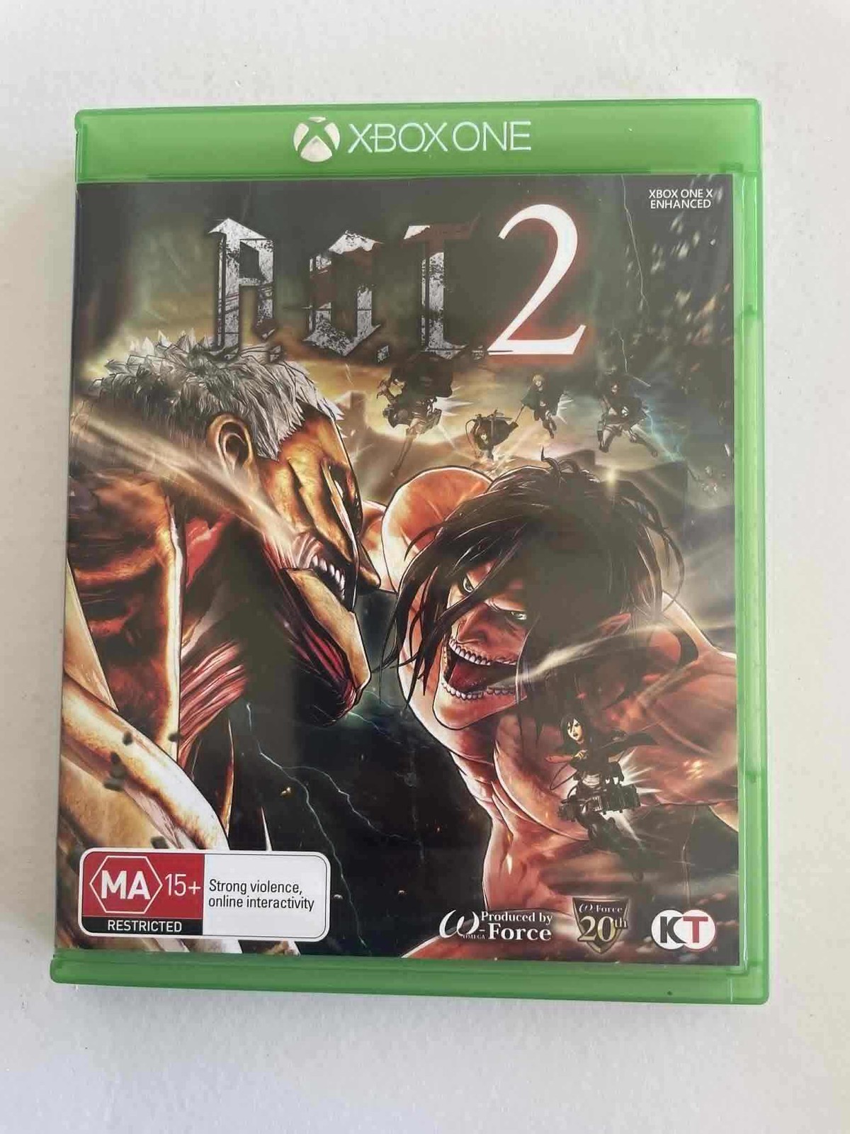 Attack on Titan 2 Xbox One Game MA15 Koei Tecmo 2018 Complete Case Disc L new