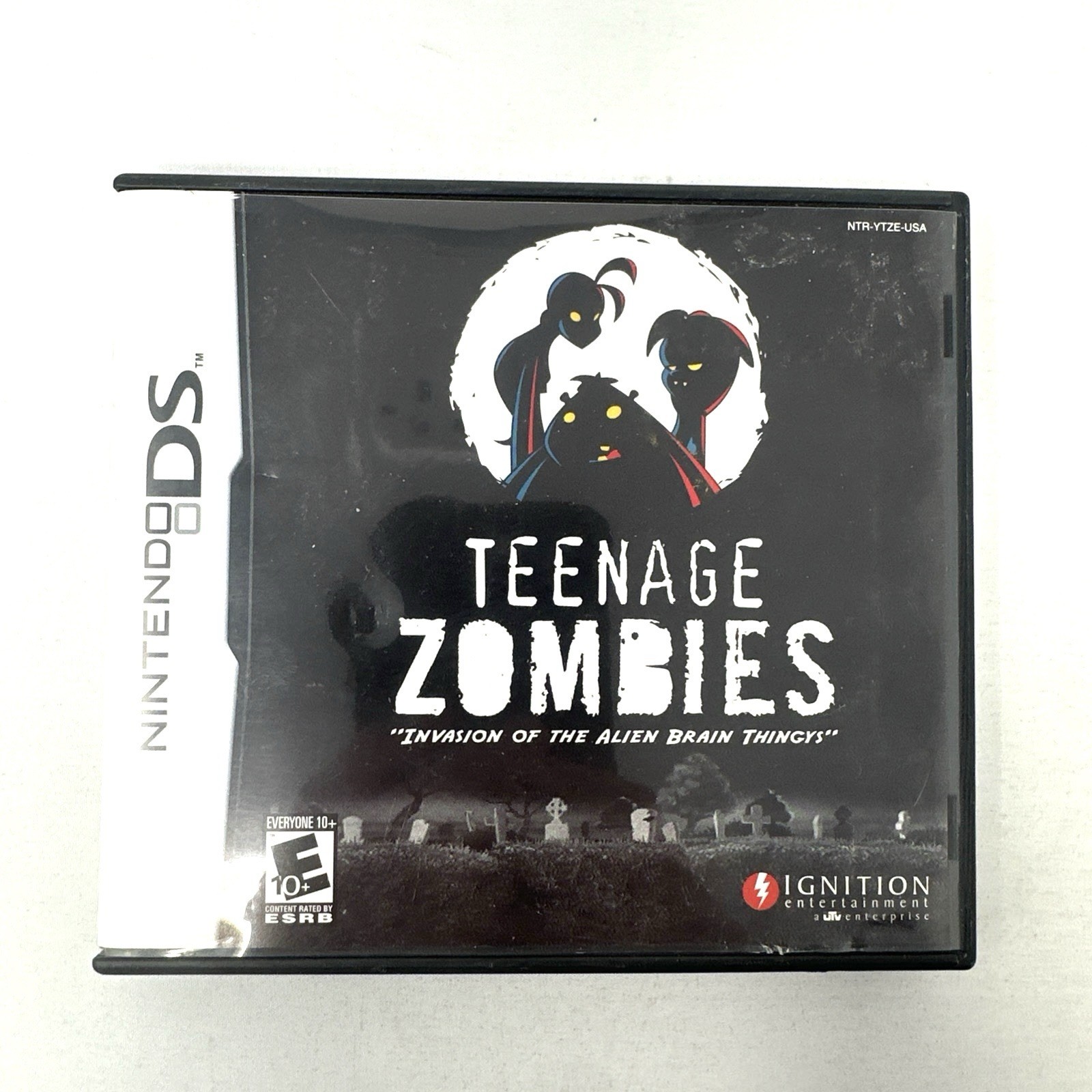 Teenage Zombies Nintendo DS Complete In Box With Manual Ignition Entertainment