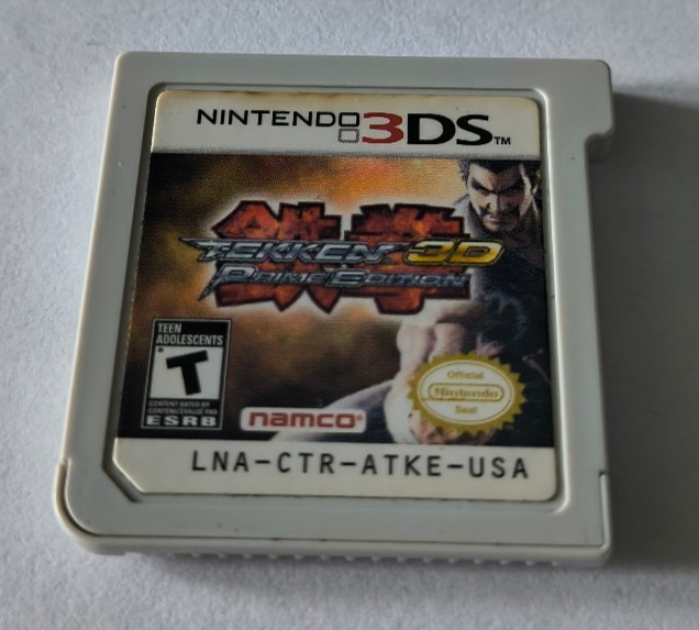 Tekken 3D: Prime Edition – Namco (Nintendo 3DS, 2012) – Auth. Cart Only – Tested
