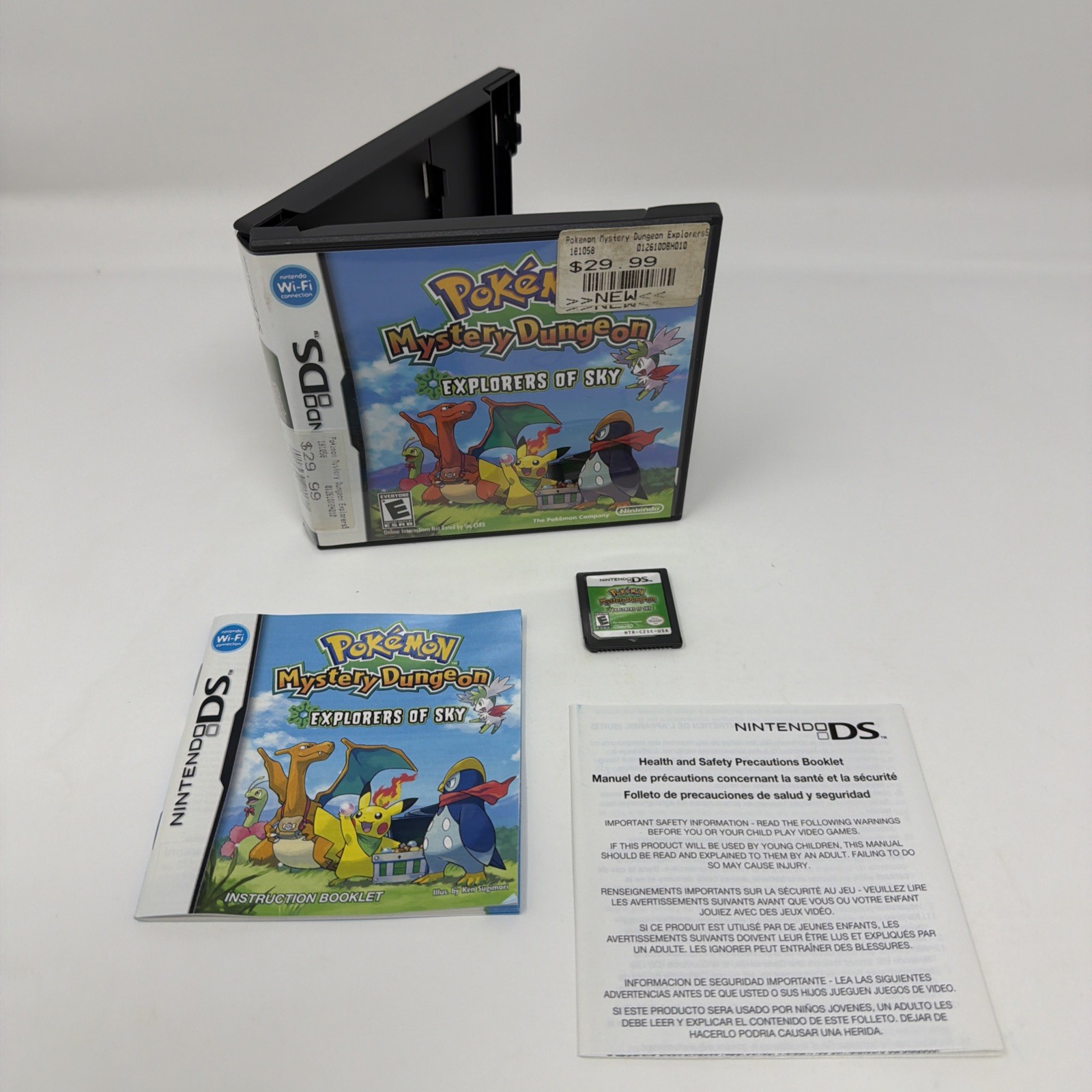 Pokemon Mystery Dungeon: Explorers of Sky (Nintendo DS, 2009) CIB W/ Manual