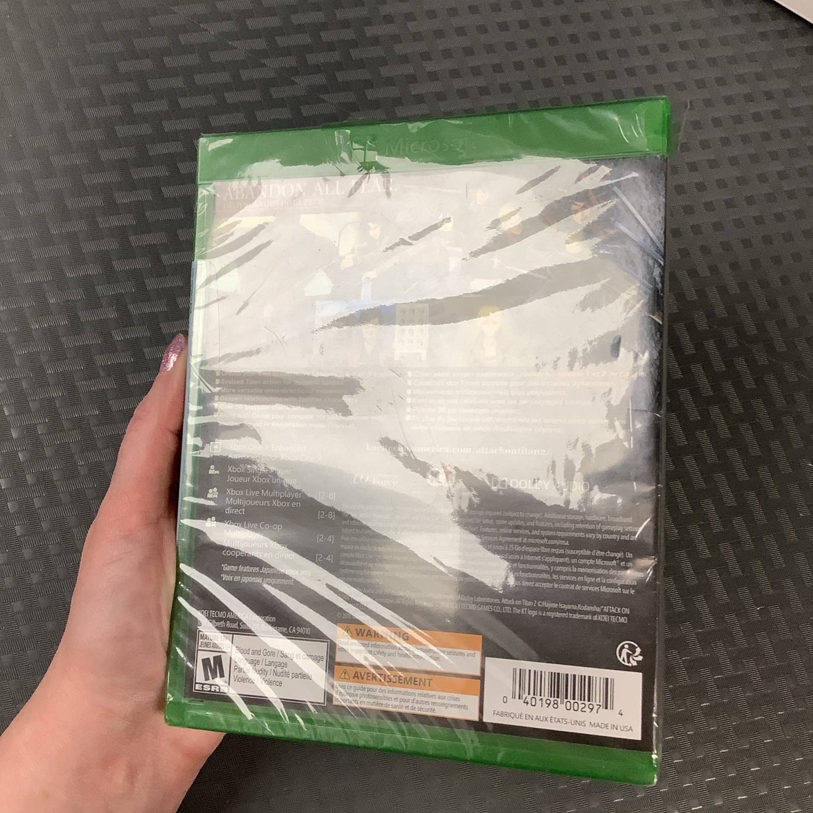 Attack On Titan 2 (Xbox One) BRAND NEW FACTORY SEALED! US VERSION! AUTHENTIC!