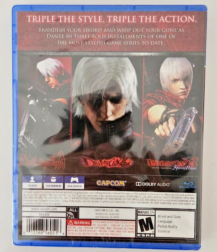 Devil May Cry HD Collection PS4 Brand New Game [2018 Misc]