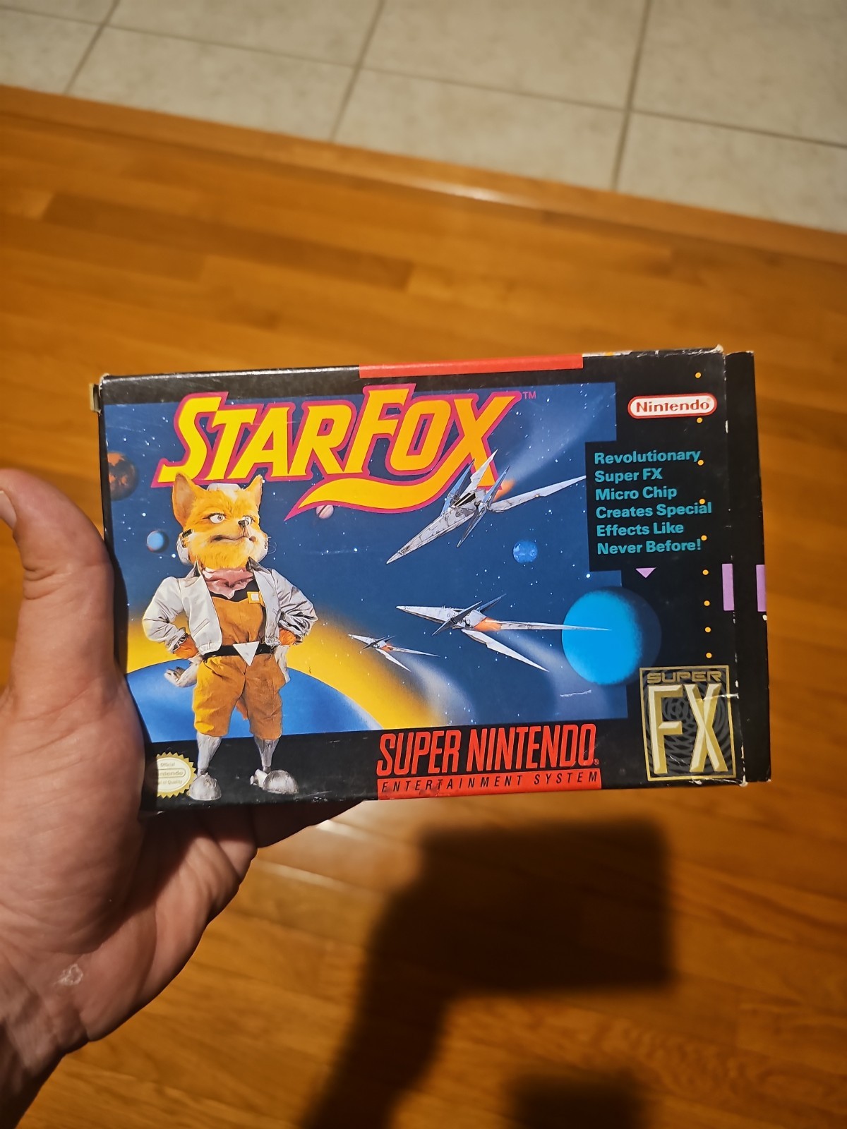 Star Fox Super Nintendo Game Very Good Condition Collectible Super FX Manual Box