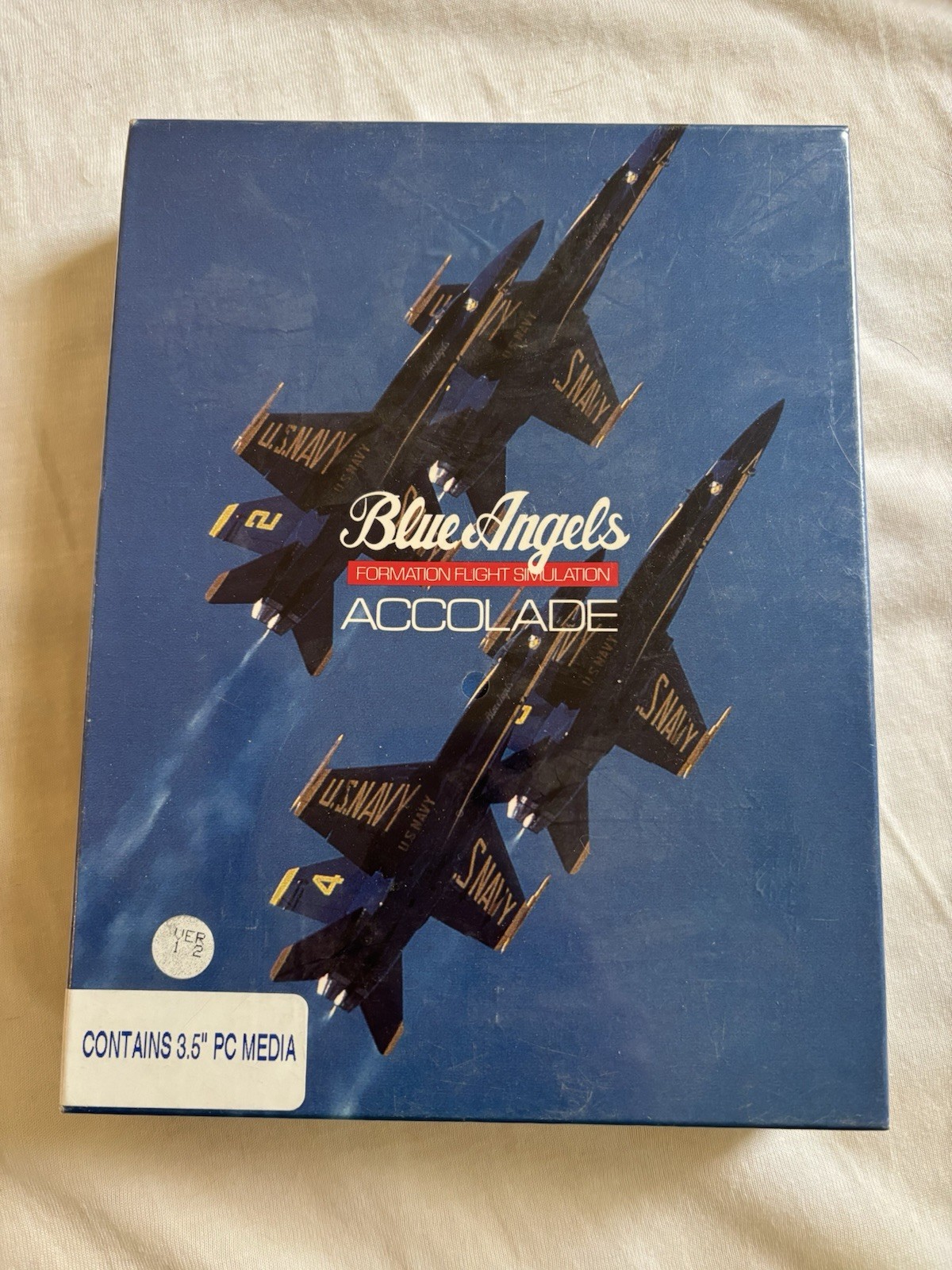 Blue Angels: Formation Flight Simulation, 1989, Big Box, New & Sealed