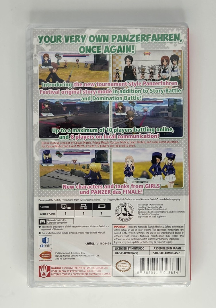 Girls Und Panzer: Dream Tank Match DX (ENGLISH / ASIA) (Nintendo Switch) NEW!