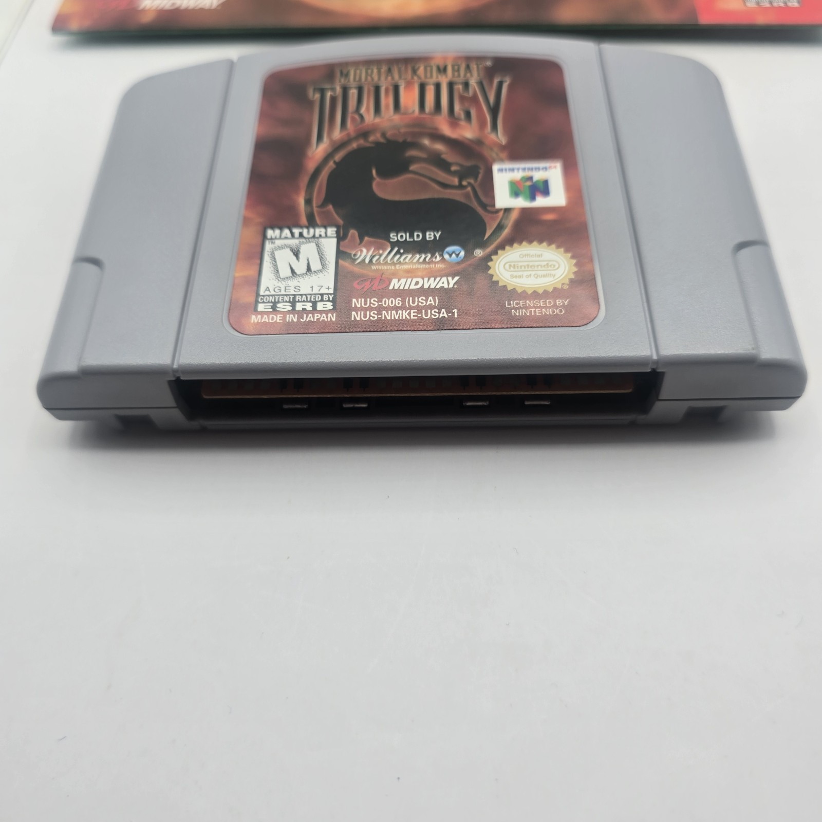 Mortal Kombat Trilogy (Nintendo 64 N64) CIB Box Game Manual