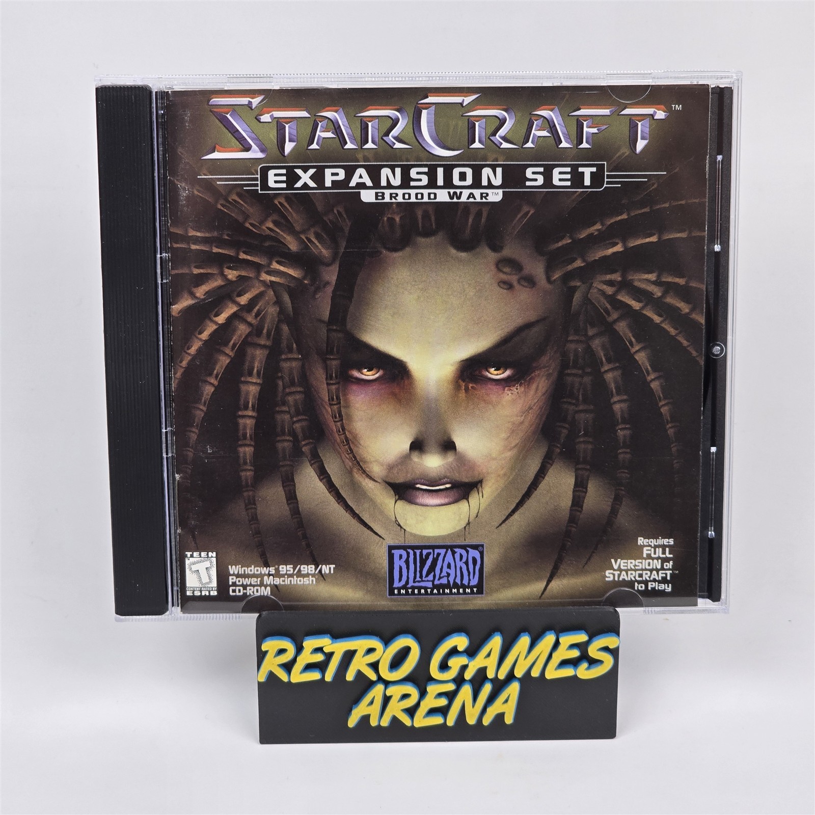StarCraft: Brood War – Expansion Set (PC CD-ROM) Jewel CIB COMPLETE