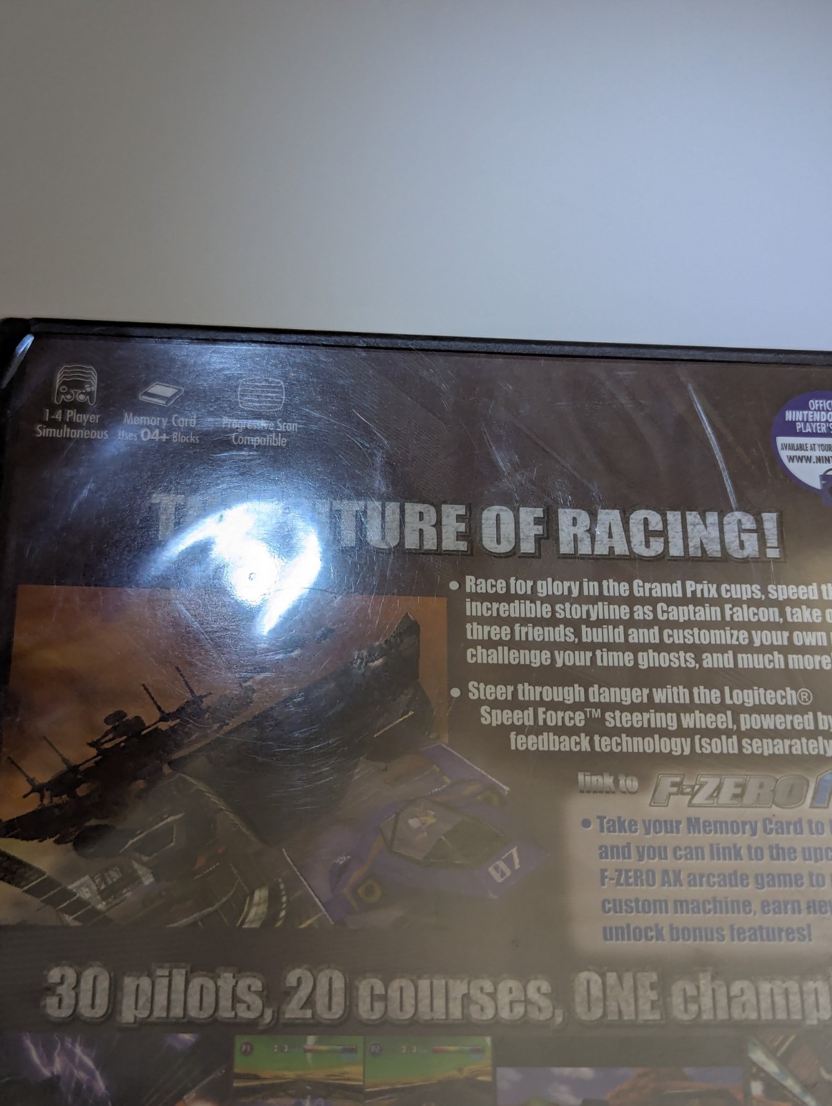 F-Zero GX (Nintendo GameCube, 2003) Brand New Sealed Black Label – Wear Sticker