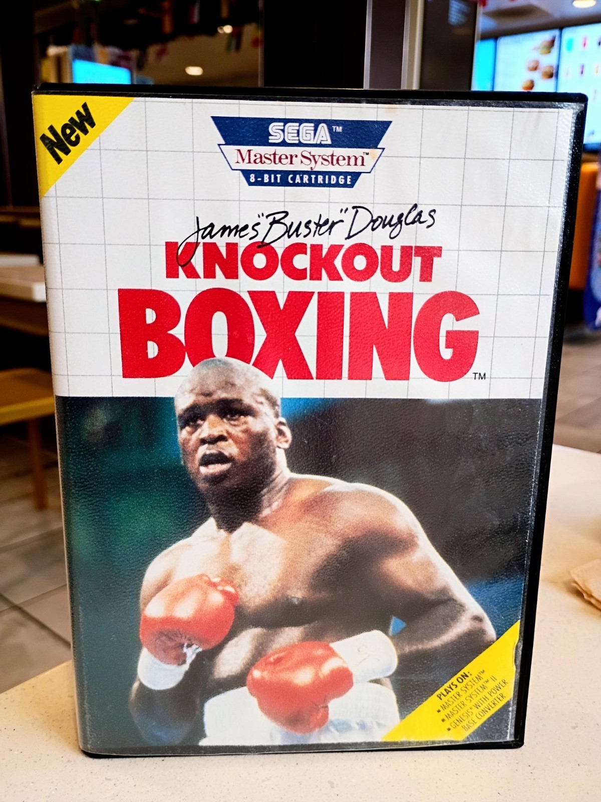 James ”Buster” Douglas Knockout Boxing (Sega Master System) Box and Cartridge