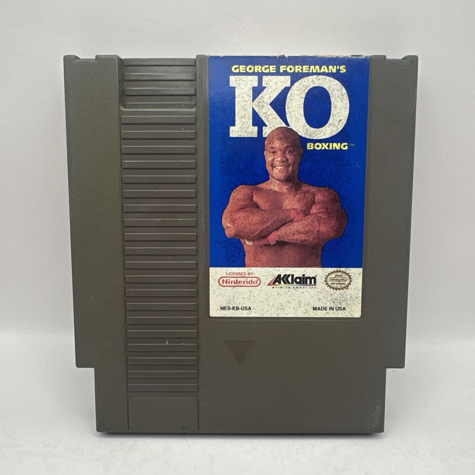 George Foreman’s KO Boxing Nintendo NES Game Cartridge