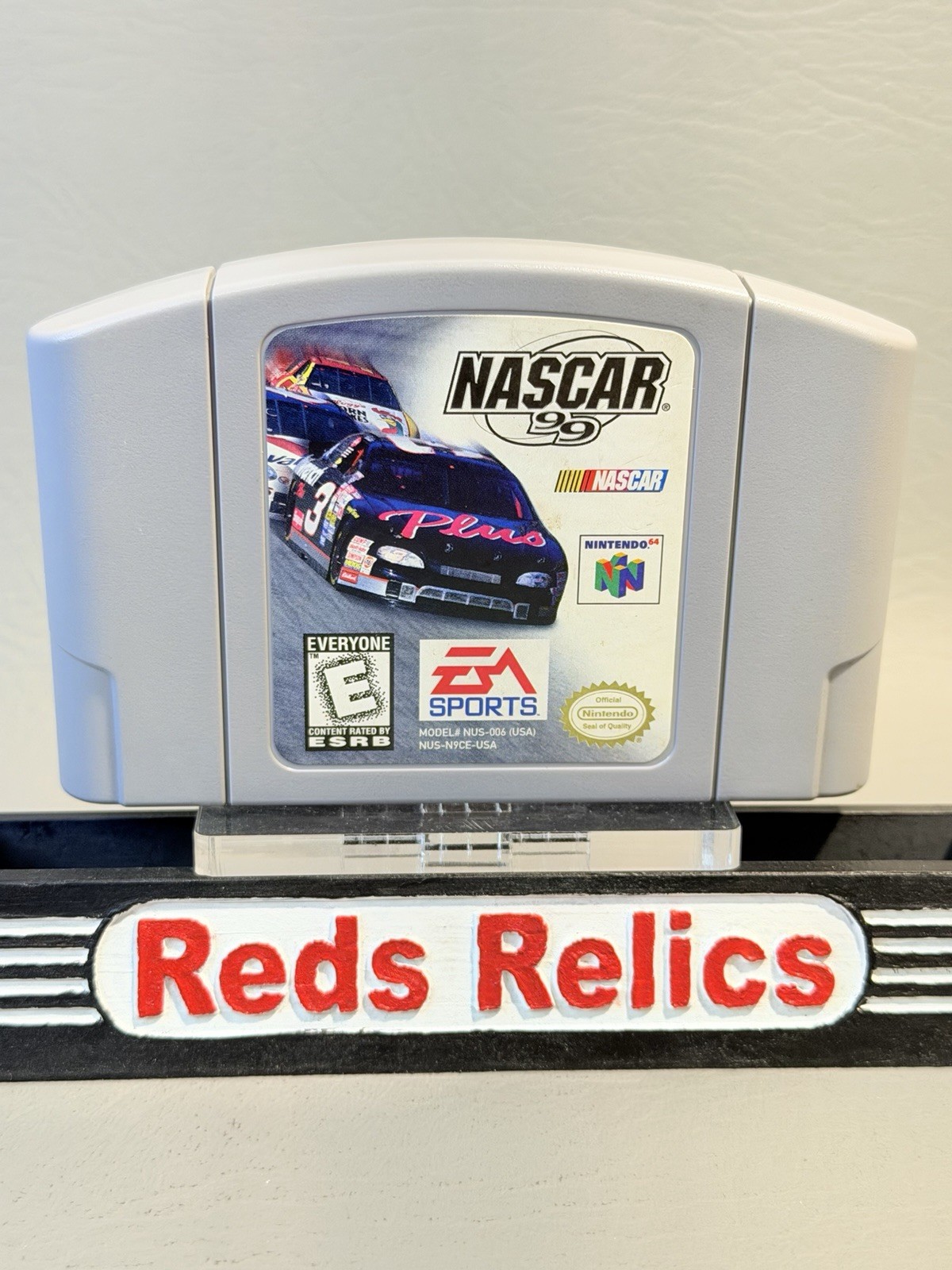 NASCAR 99 (Nintendo 64, 1998) N64 – Authentic – Cleaned – Works