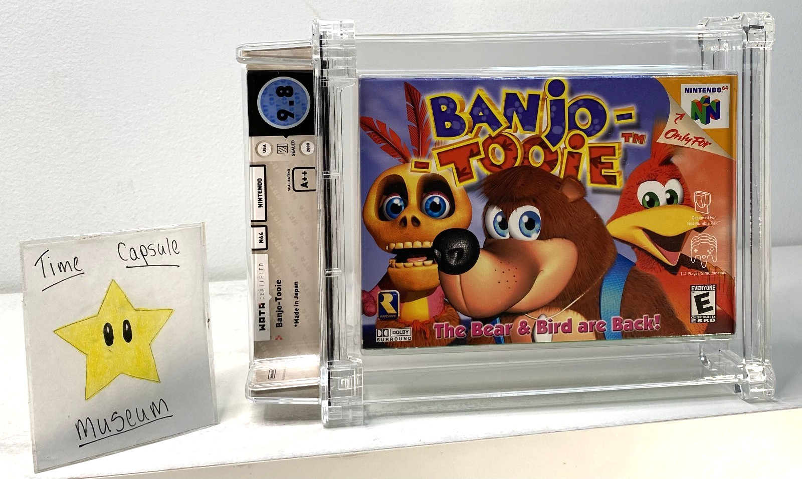 Banjo-Tooie Nintendo 64 N64 New 2001 Sealed WATA Graded 9.8 A++ TOP POP 1 OF ONE