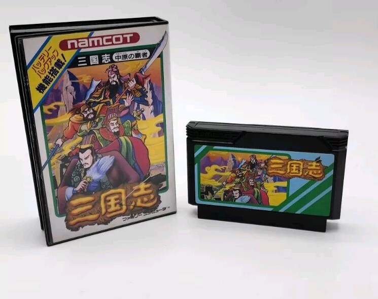 Sangokushi Chugen no Hasha Namcot Famicom Japan Import US Seller