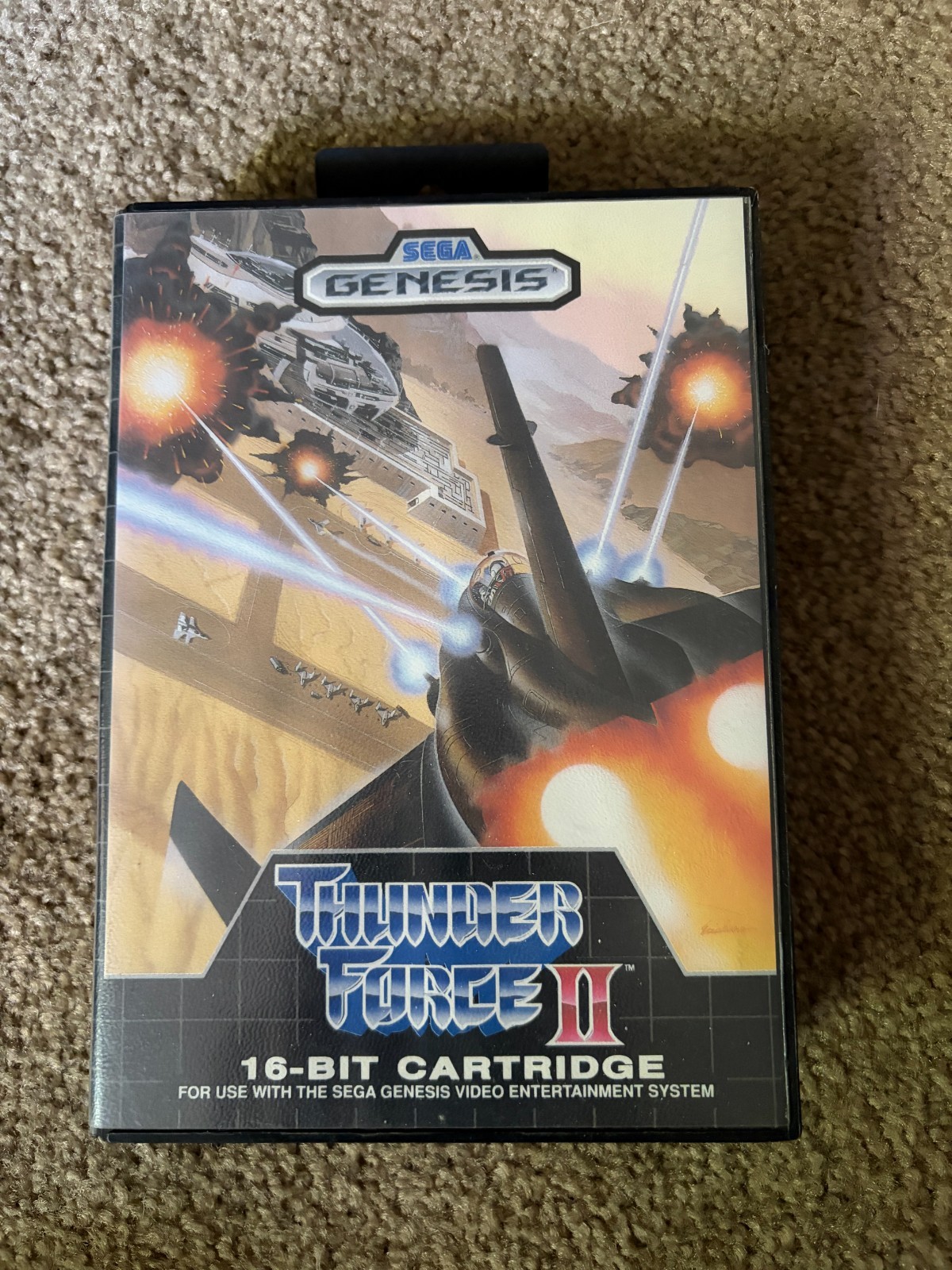 Thunder Force II Sega Genesis 1989 Playable w/ Manual