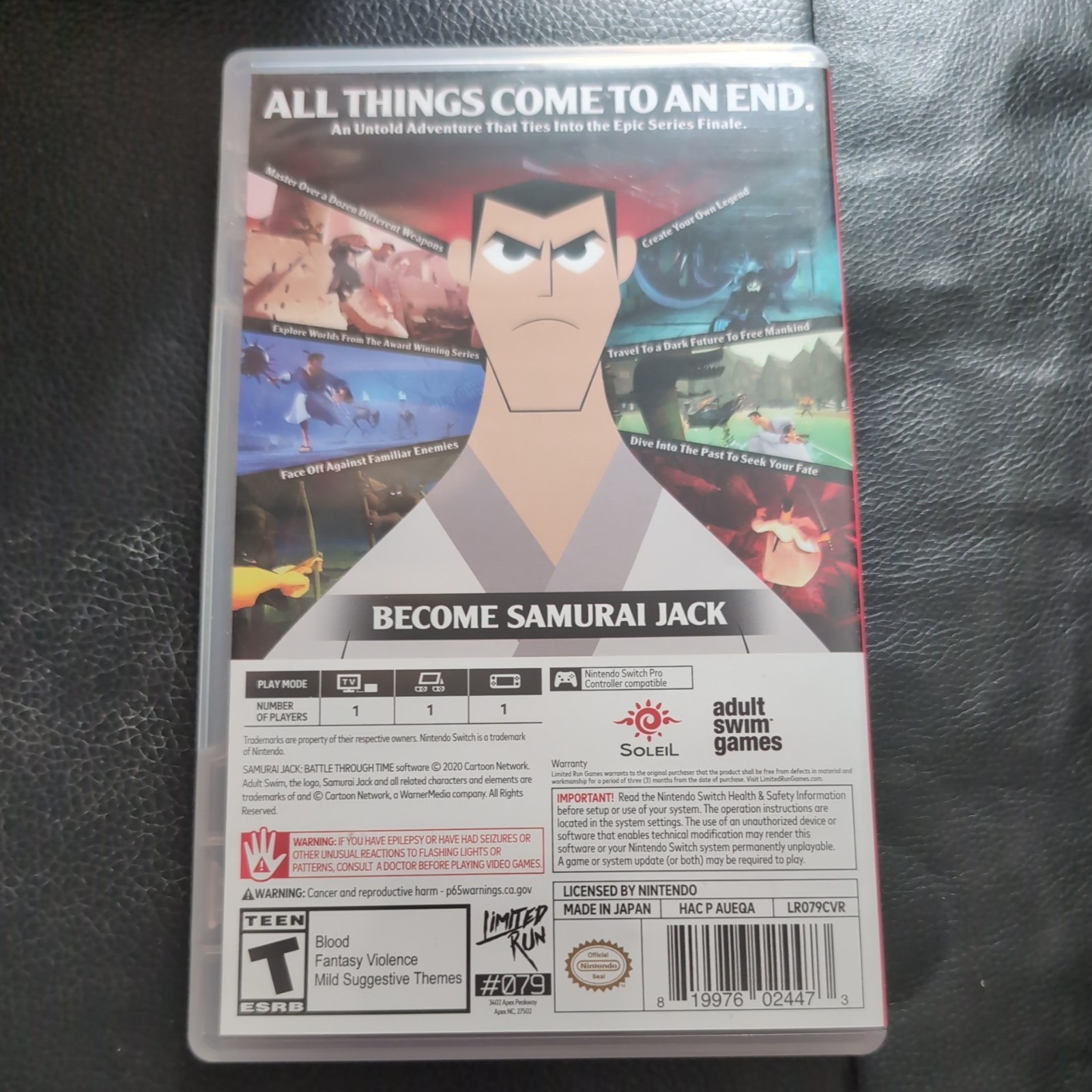 Samurai Jack: Battle Through Time (Nintendo Switch, 2020)