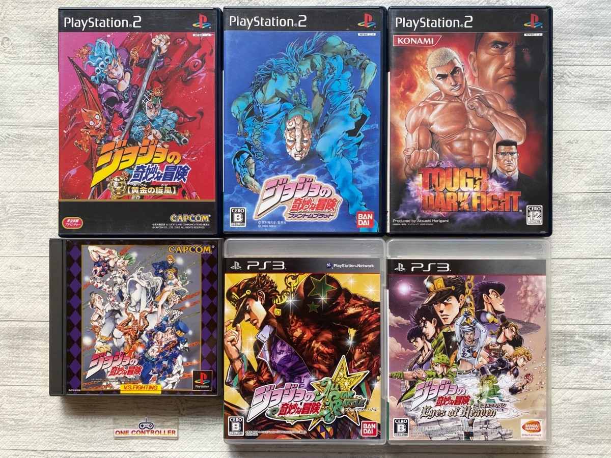 SONY PS 1 2 3 JoJo’s Bizarre Adventure series & Tough Dark Fight set from Japan