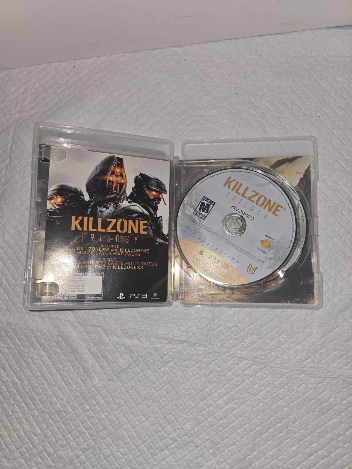 Sony Playstation 3 PS3 Killzone Trilogy Game 2012