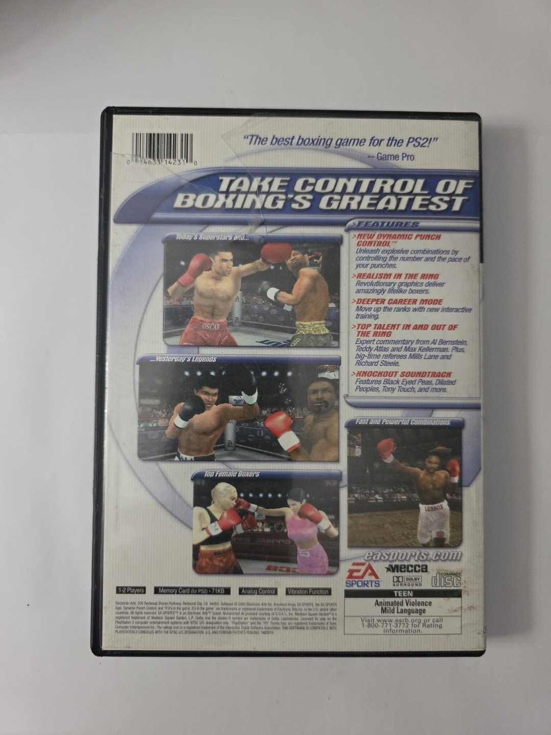Knockout Kings 2001 (Sony PlayStation 2, 2001)