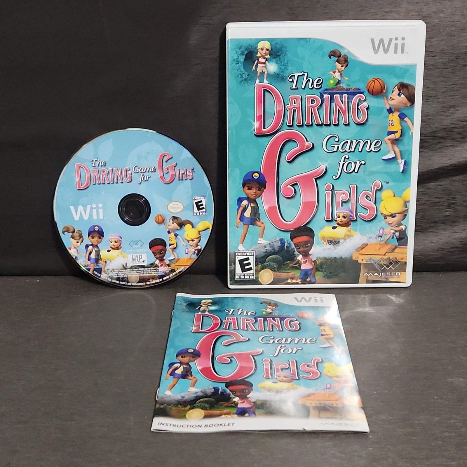 The Daring Game For Girls Nintendo Wii Game CIB E MC2 Family Kids Action