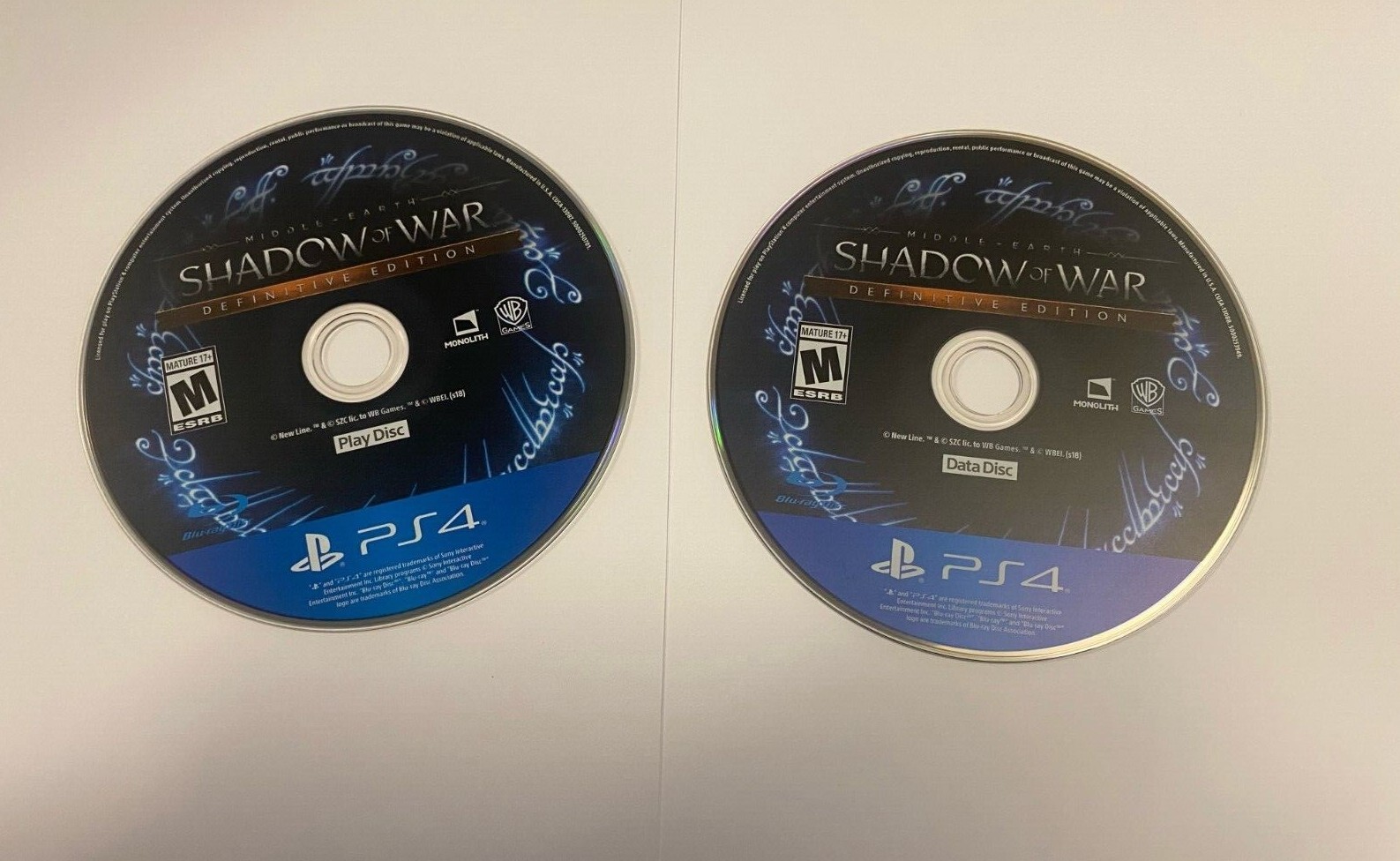 Middle-Earth: Shadow of War – Definitive Edition PS4 Brand New 2 disc version