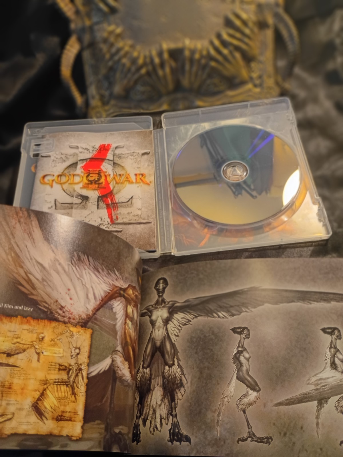 God of War III Ultimate Edition PS3 Pandora’s Box Art Book Game Complete No…
