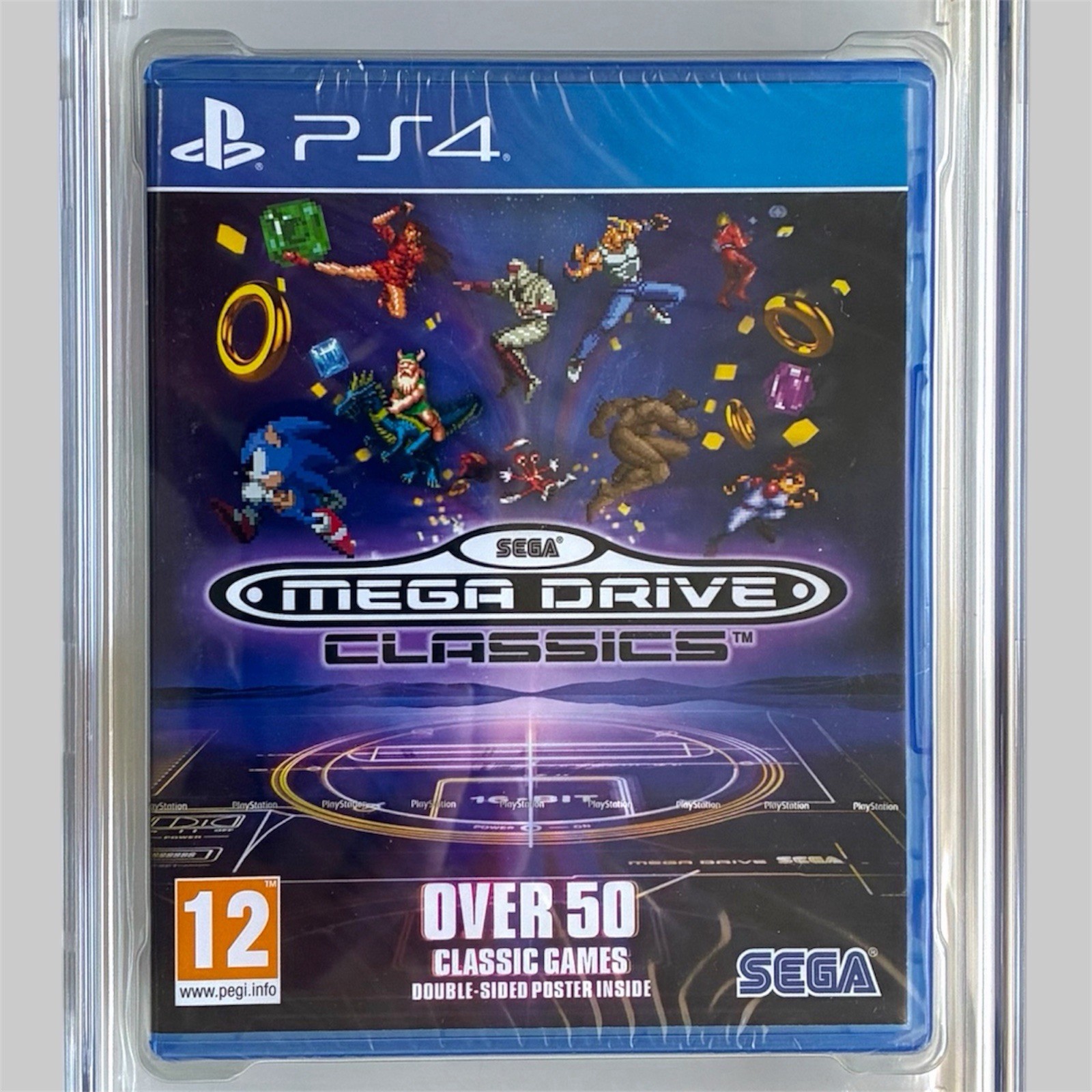 CGC 9.9 A+ Y-Fold Sega Mega Drive Classics PS4 PAL Sealed Cert# 1023716001