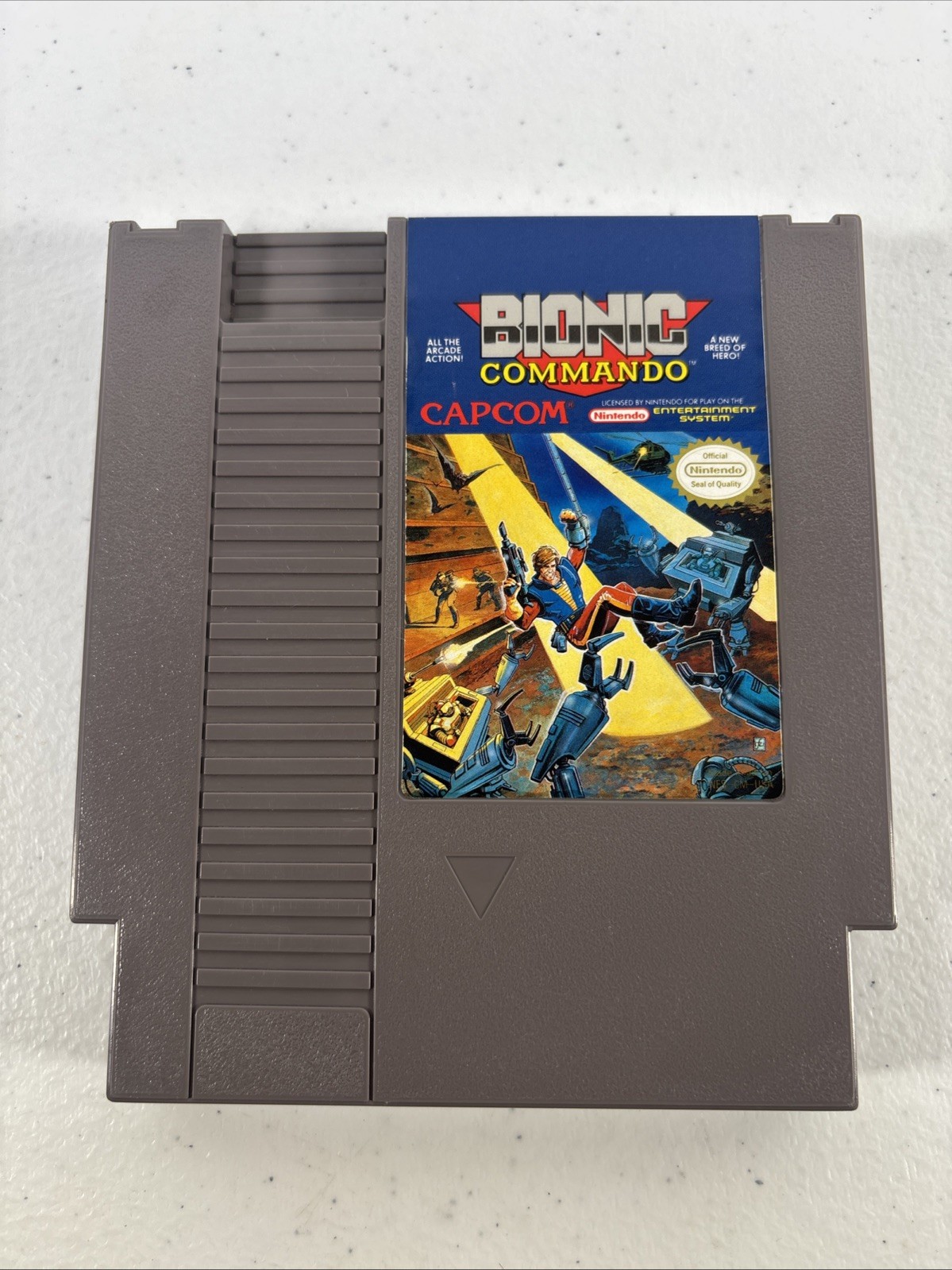 Bionic Commando – Nintendo NES, 1988 Authentic Game Cartridge – Tested