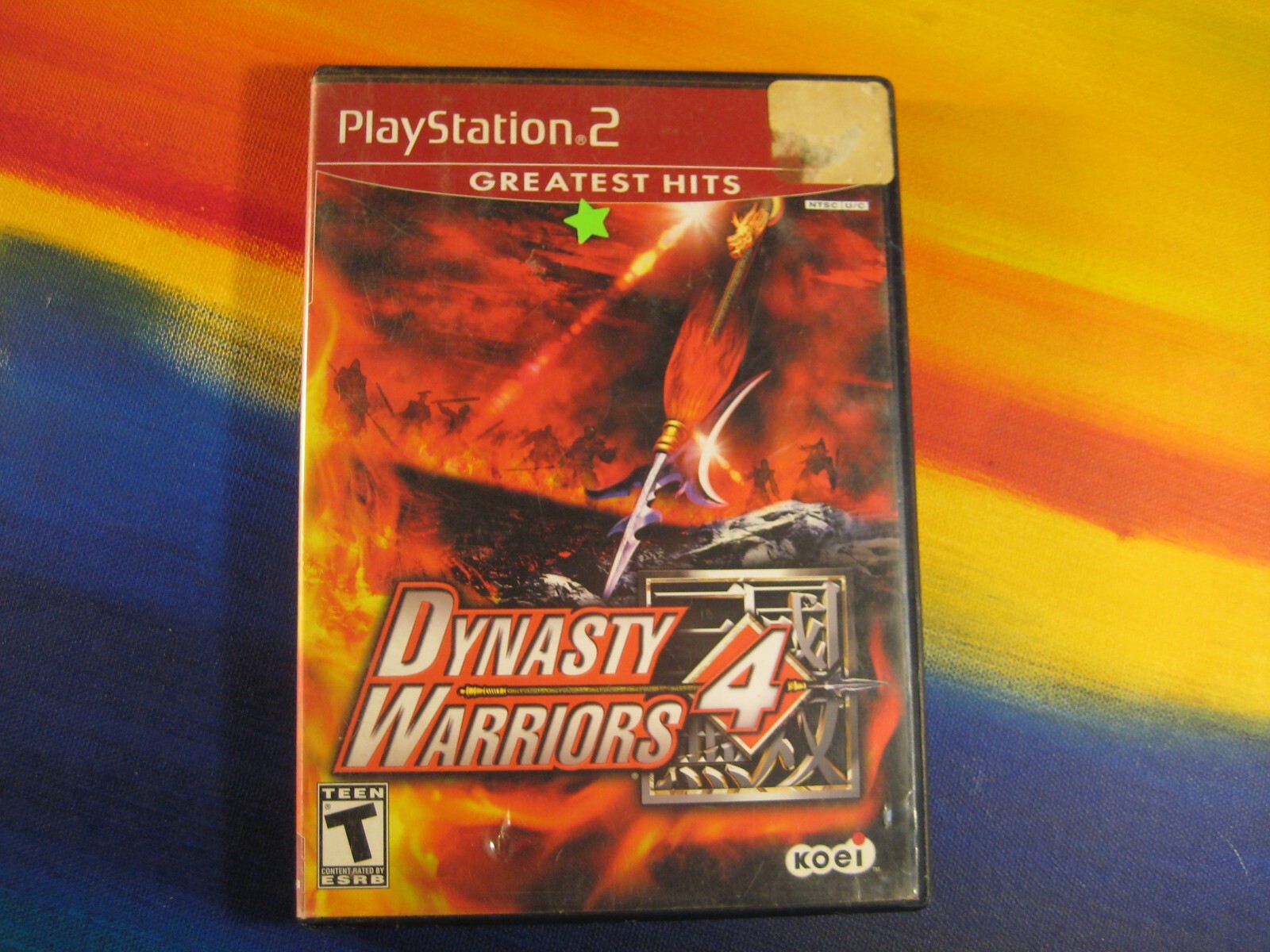 Dynasty Warriors 4 DW4 PS2 PlayStation 2 Action Adventure Game